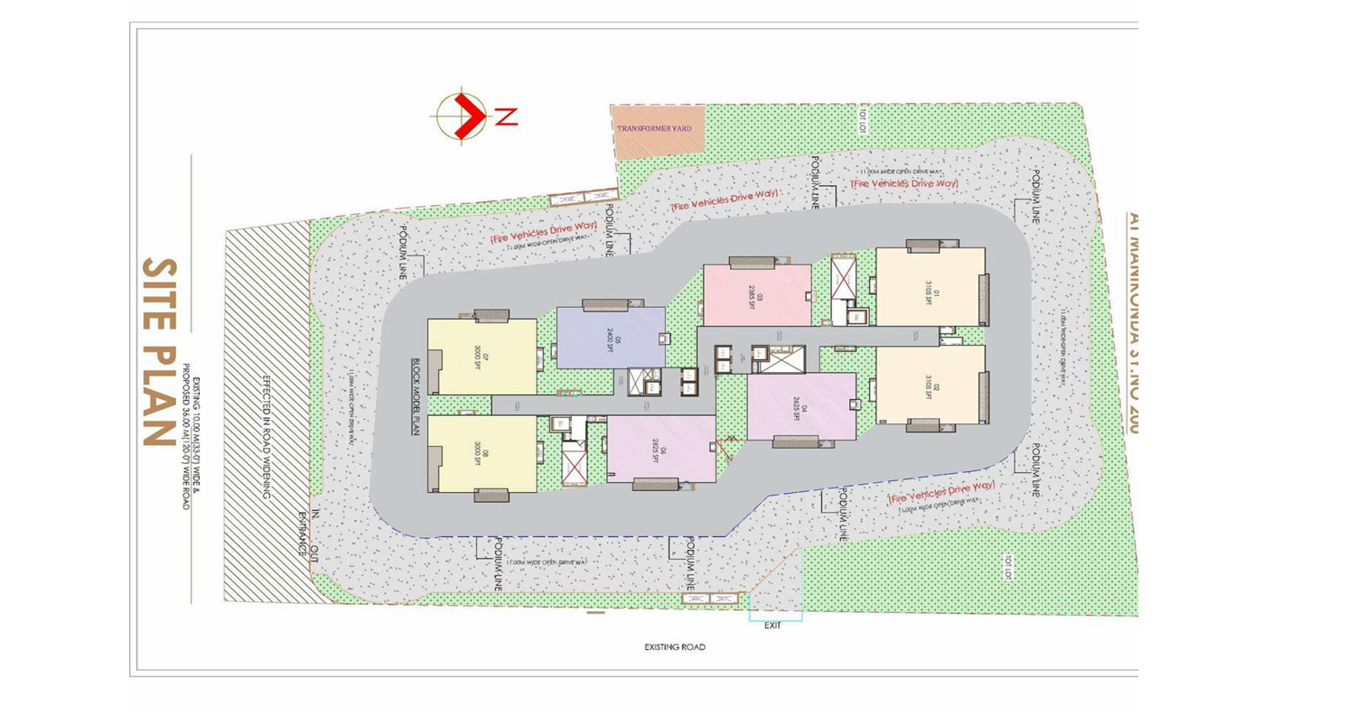 sriadityaterrace35 Masterplan